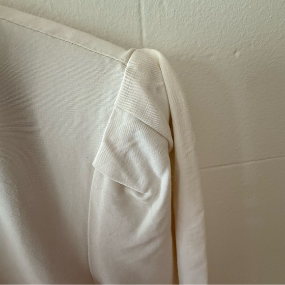 Vintage Cream Button-Front Mini Dress - Picture 7 of 10